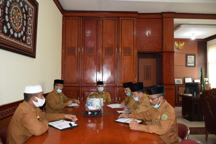 Kakankemenag Bener Meriah Rapat Persiapan Moderasi Beragama