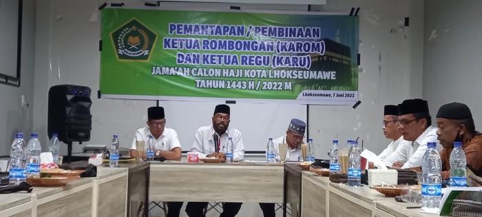 Kankemenag Kota Lhokseumawe Lakukan Pembinaan Sekaligus Pemantapan