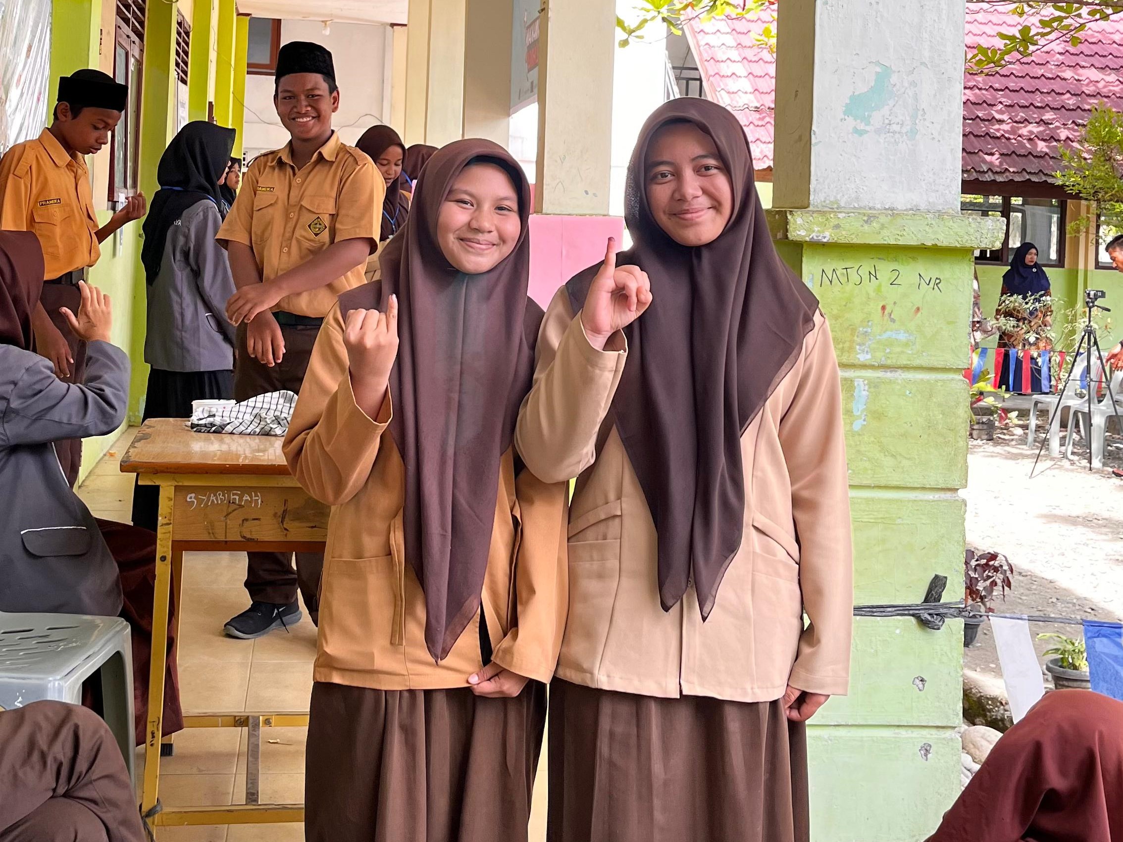 Rifqah An Nabil dan Zulfa Ulya Terpilih Sebagai Ketua dan Wakil Ketua OSIM MTsN 2 Nagan Raya