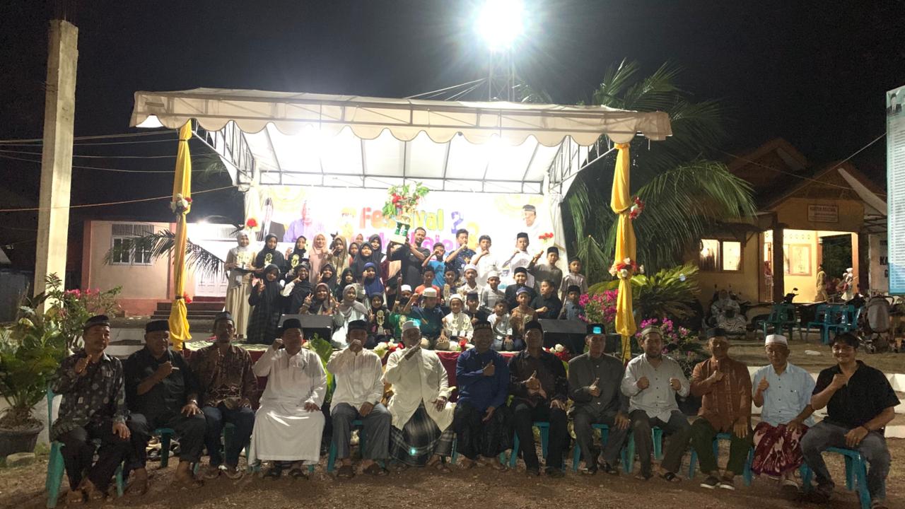 Gampong Paya Tieng Sukses Gelar Festival Anak Saleh ke-2