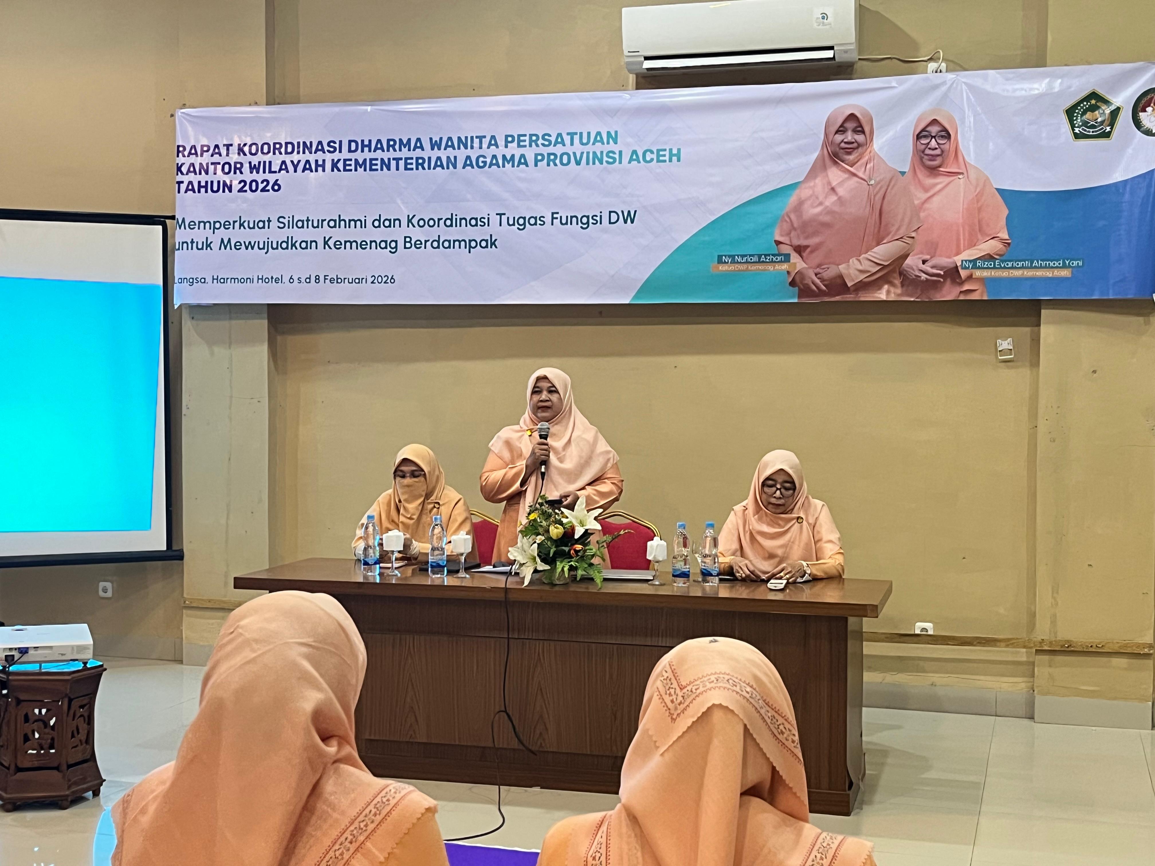 DWP Kemenag Aceh Mantapkan Koordinasi dan Penguatan Program Lewat Rakor 2026