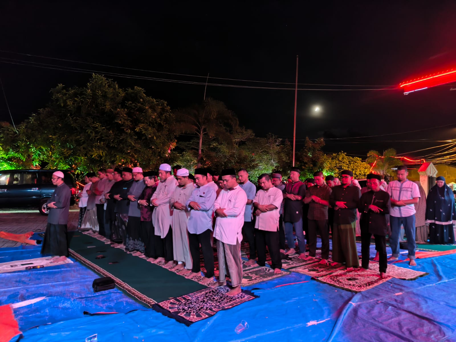 Saat Bulan Meredup, ASN Kemenag Sabang Bersujud dalam Shalat Khusuf