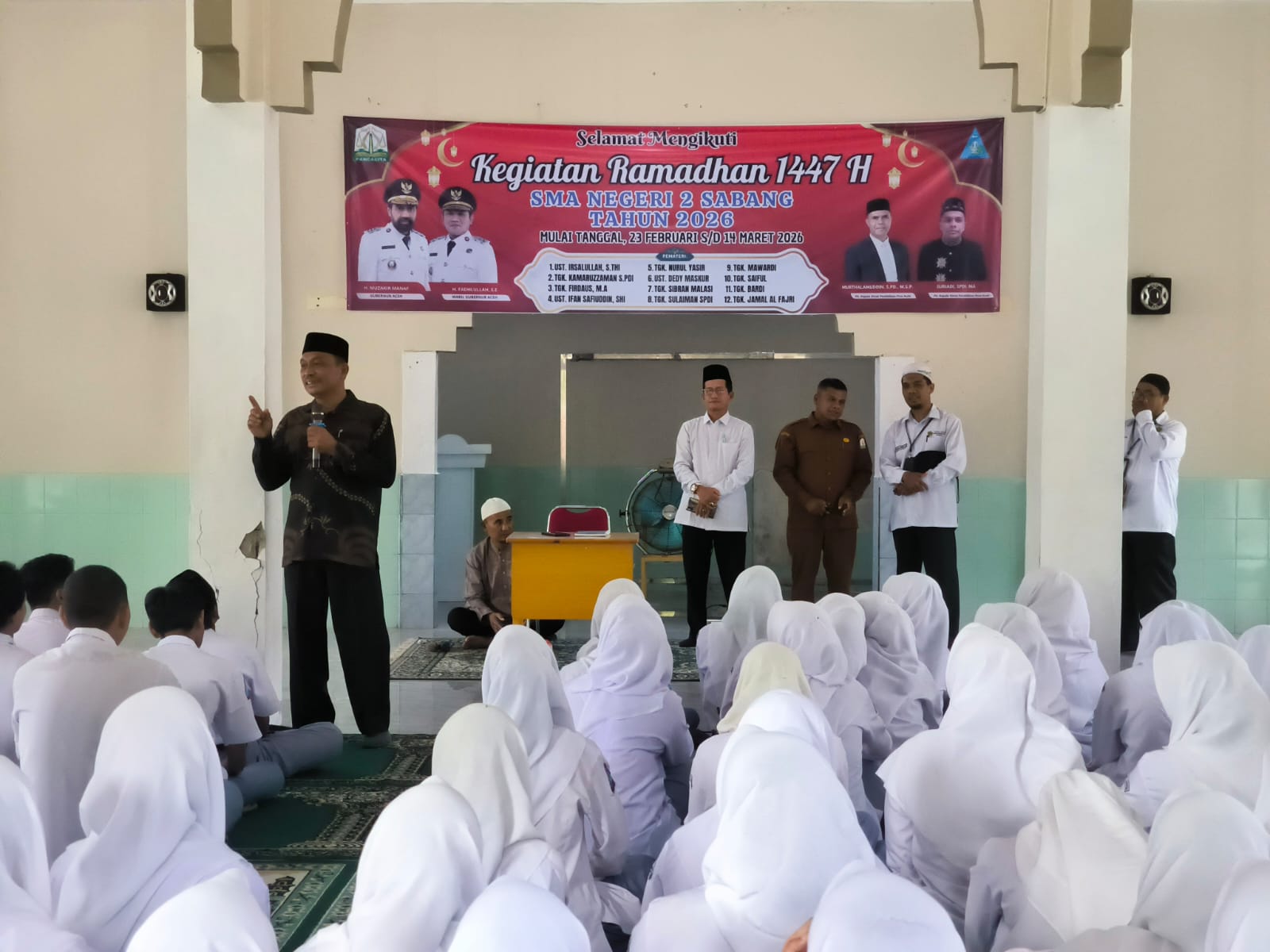 Kemenag Sabang Monitoring Pembelajaran Ramadhan di SMA/K Se Kota Sabang