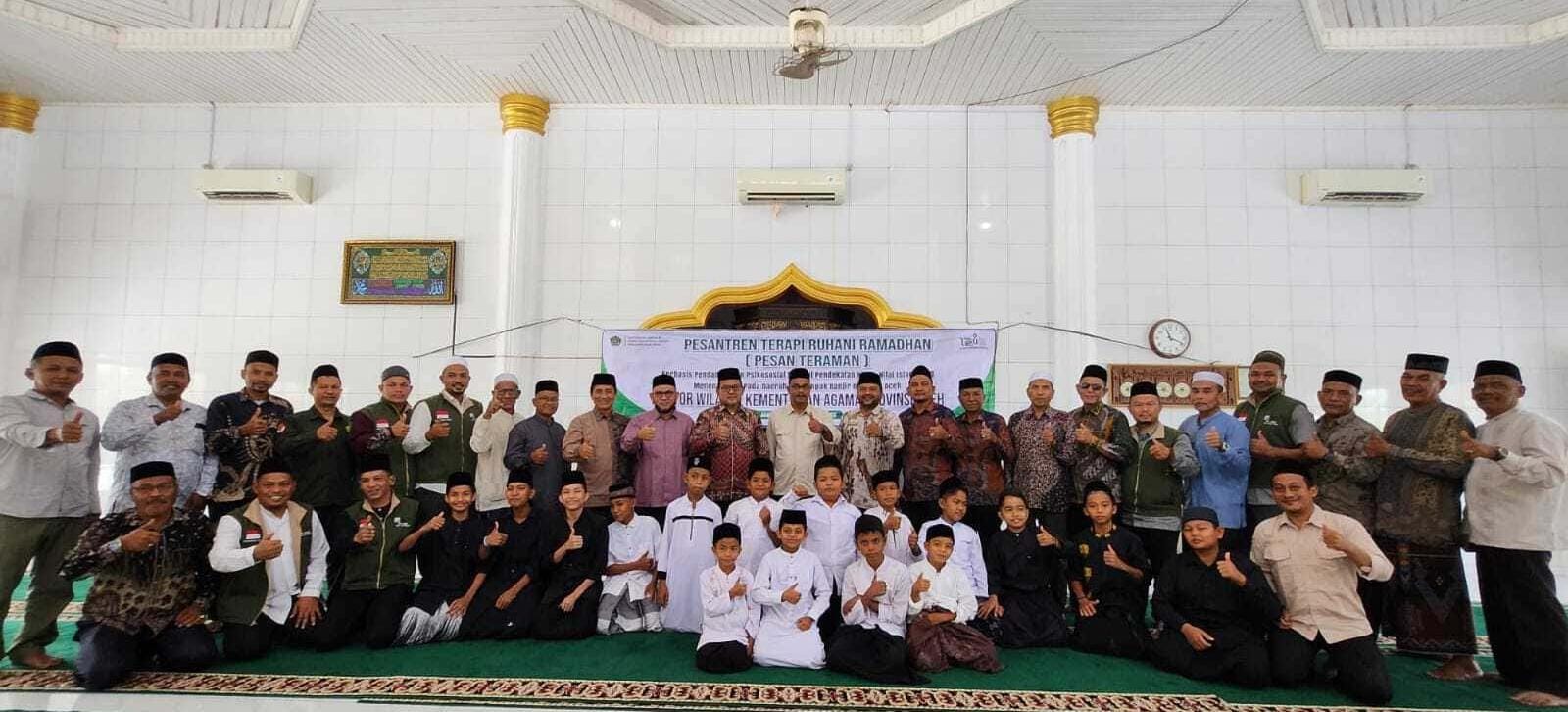 Di Bireuen dan Aceh Utara, Kakanwil Azhari Tutup Pesan Teraman