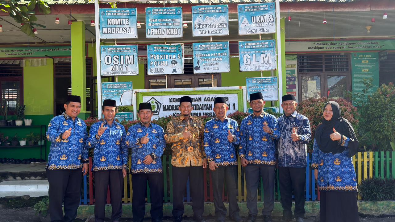 Monev Sekaligus Silaturahmi, H Munawar Tinjau Satker Pasca Libur Lebaran.