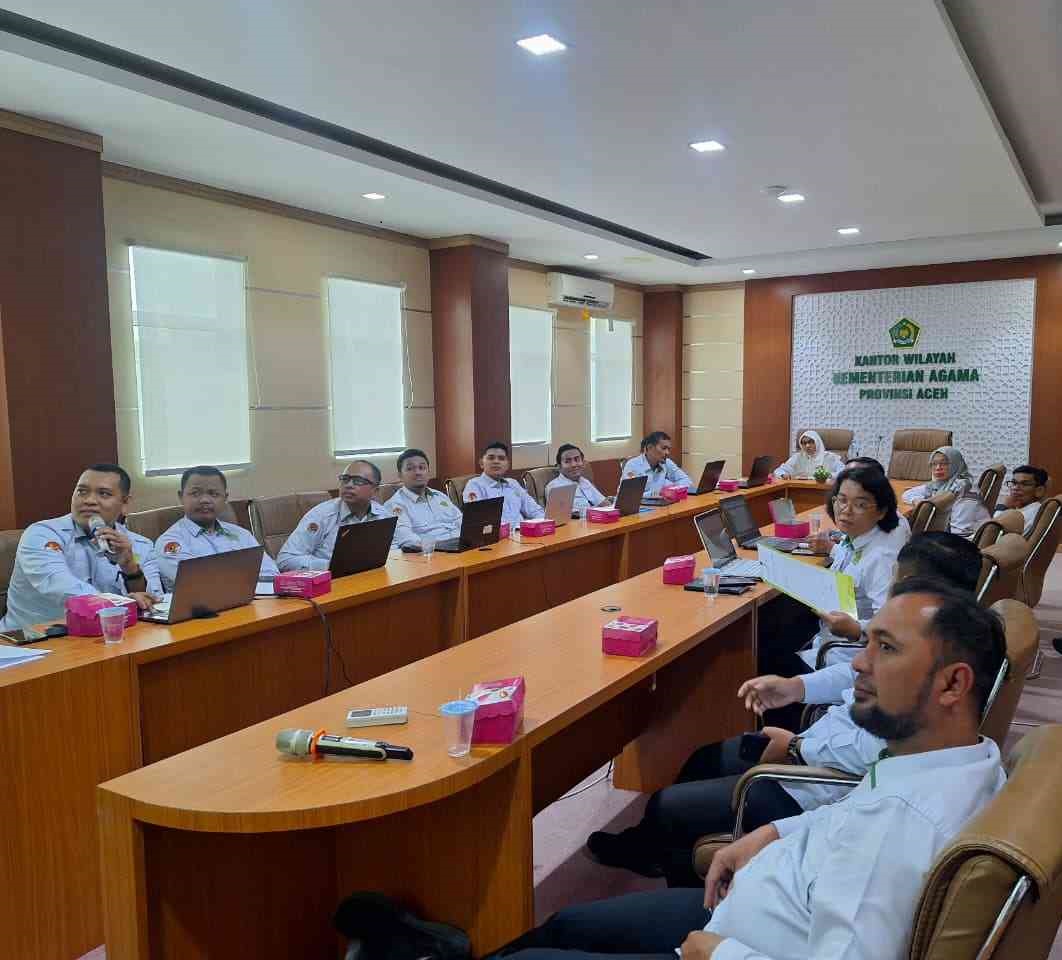 Tim BMN Kanwil Kemenag Aceh Gelar Sosialisasi Penatausahaan Persediaan