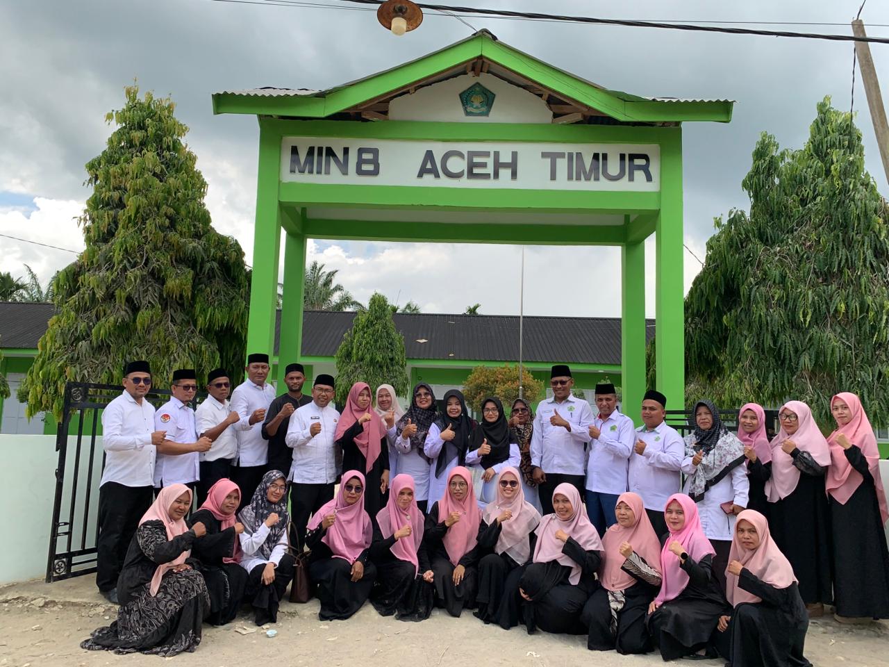 Serah Terima Kunci dan Peresmian Gedung Baru di MIN 8 Aceh Timur