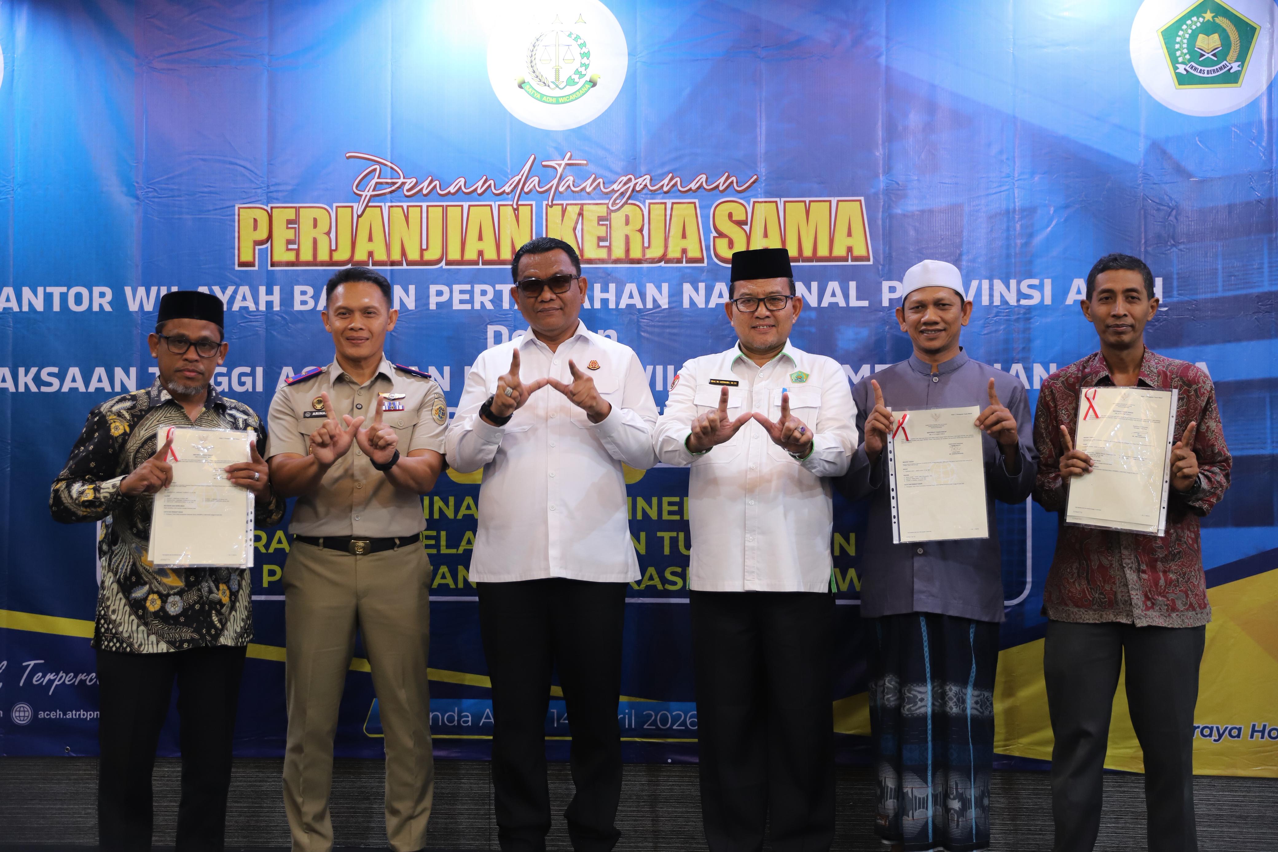Sinergi Tiga Lembaga Percepat Sertifikasi Wakaf di Aceh, Lindungi Aset Umat dari Sengketa