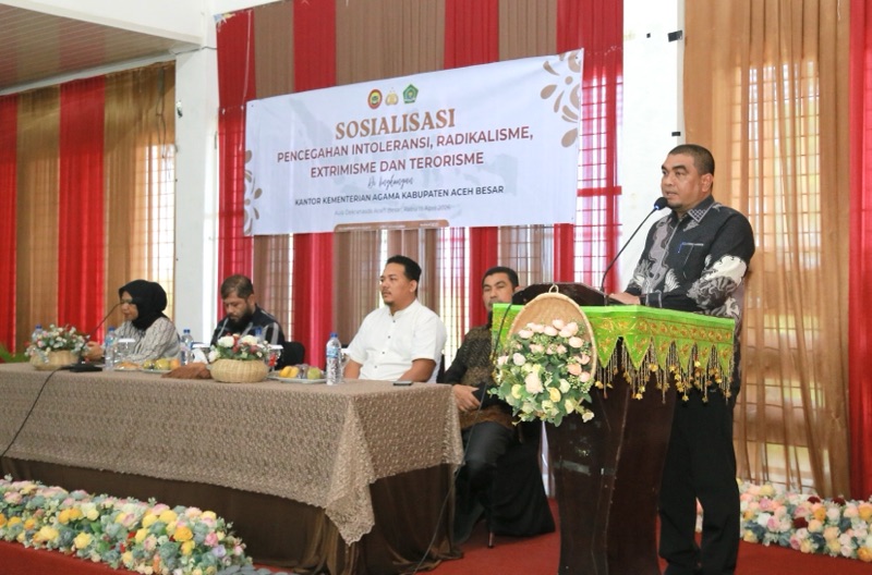 Kemenag Aceh Besar-Densus 88 Sasar Madrasah dan KUA Cegah Paham Radikalisme dan Terorisme