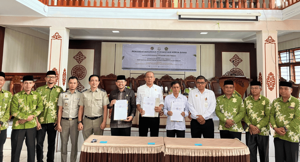 Cegah Konflik Tanah Wakaf, Kemenag Aceh Tengah Gandeng BPN dan Kejaksaan Percepat Sertifikasi Tanah Wakaf