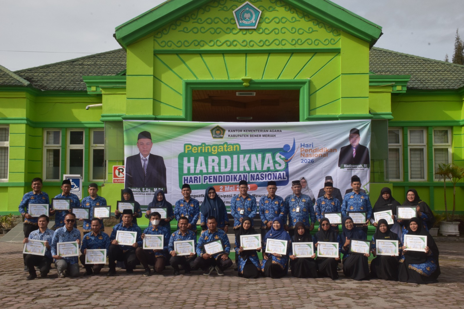 Hardiknas 2026, Kemenag Bener Meriah Apresiasi 23 GTK dan 5 Madrasah