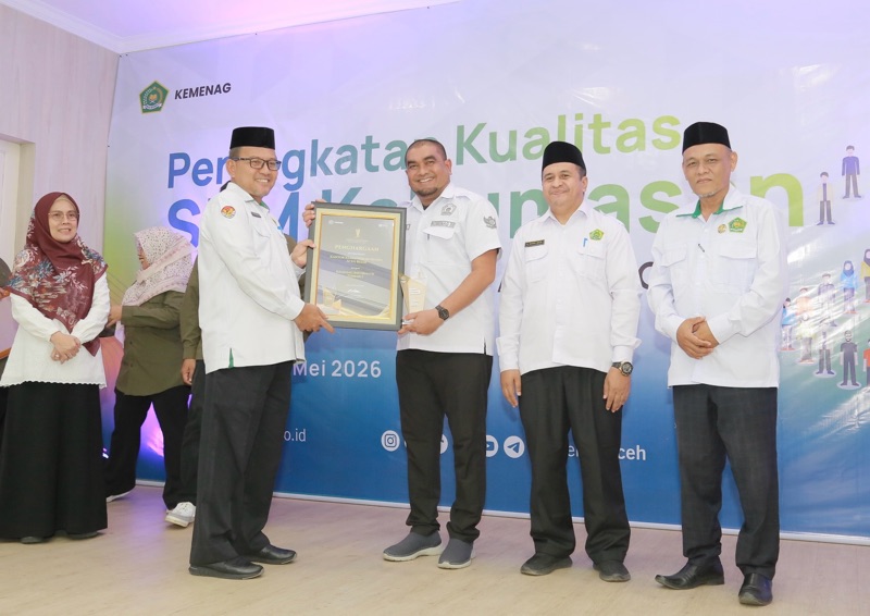 Kemenag Aceh Besar Sabet Dua Penghargaan Terbaik I Anugerah KHA 2026