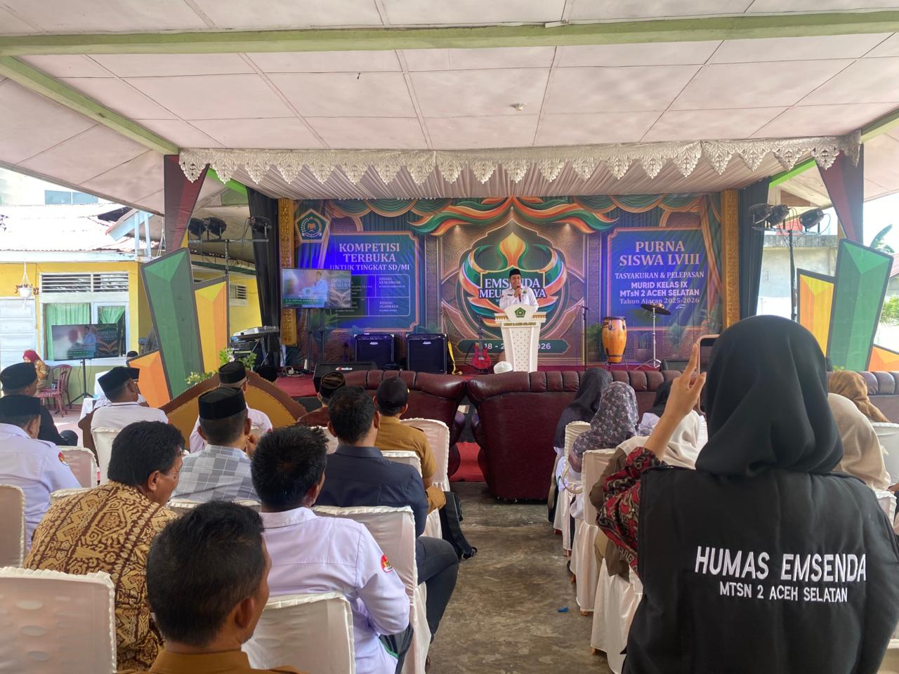 Emsenda Meuseuraya, MTsN 2 Aceh Selatan Siapkan Ruang Bakat dan Karakter Siswa