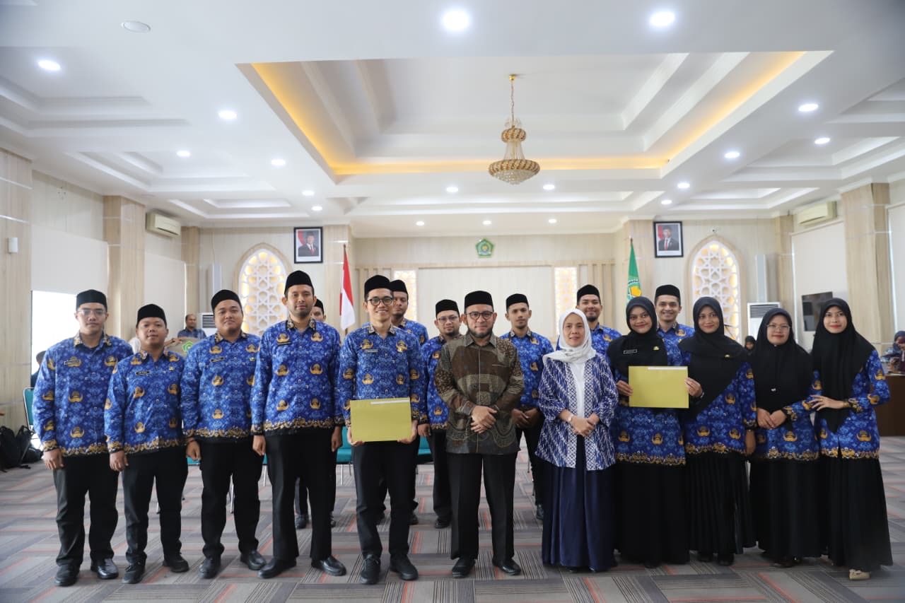 Nasaruddin Umar Pimpin Pelantikan 668 CPNS Kemenag Aceh Jadi PNS