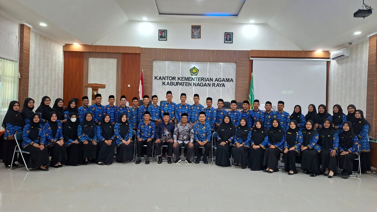 43 CPNS Kemenag Nagan Raya Dilantik, Salman: ASN Kemenag Harus BerAKHLAK