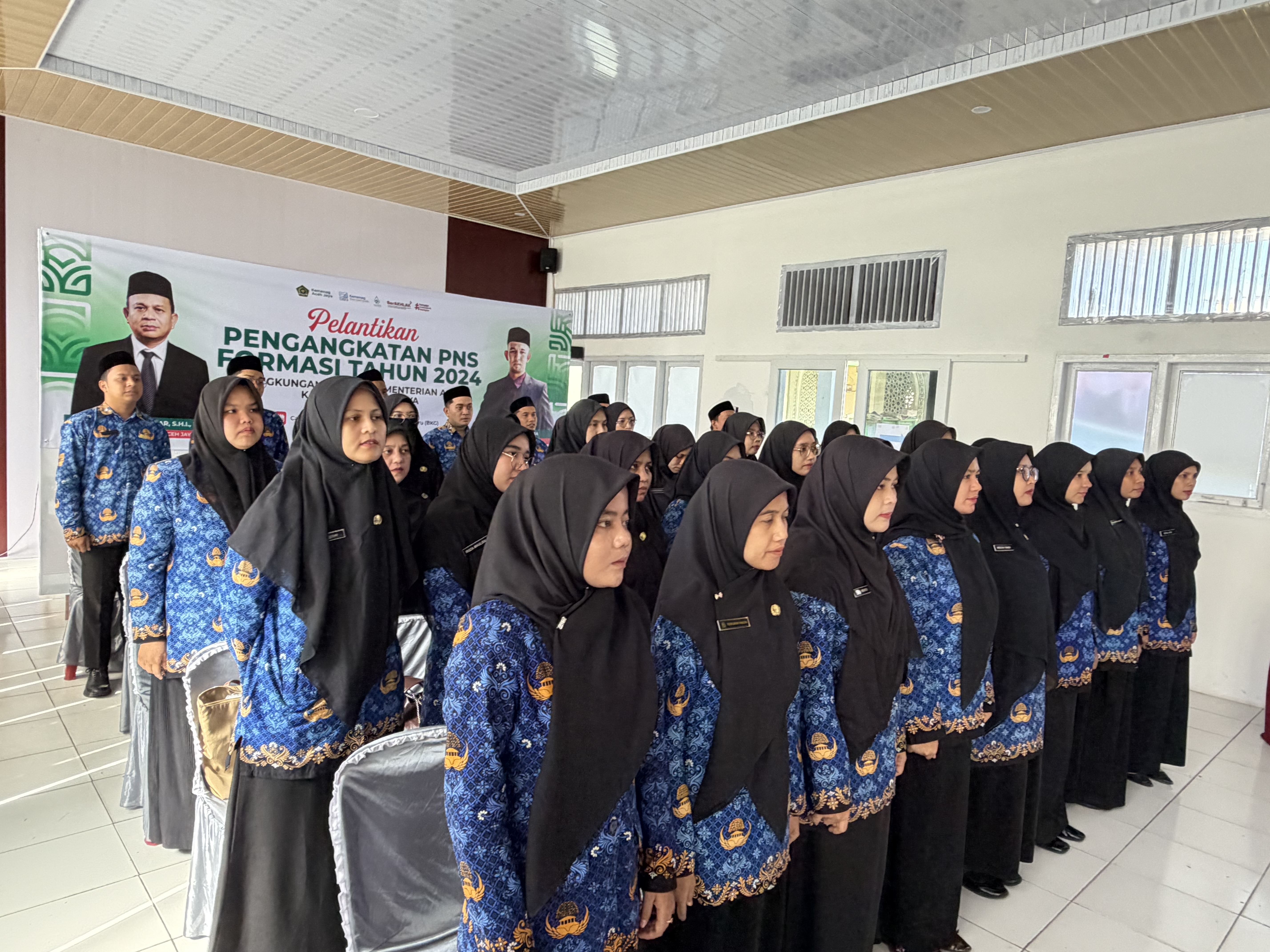 Dari Perjuangan Menuju Pengabdian, 37 CPNS Kemenag Aceh Jaya Resmi Dilantik Menjadi PNS