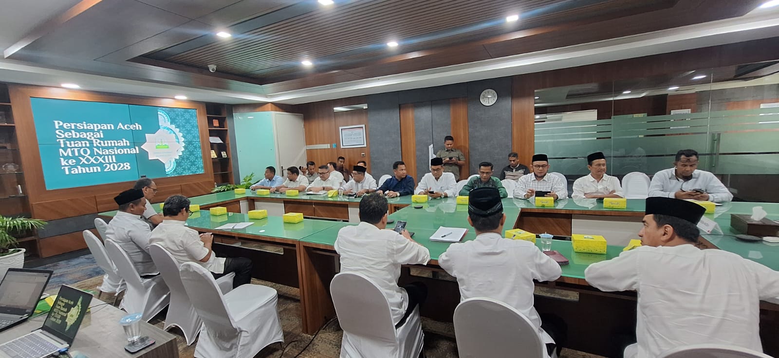 Kanwil Kemenag Aceh Ikuti Rapat Persiapan Tuan Rumah MTQN ke 32