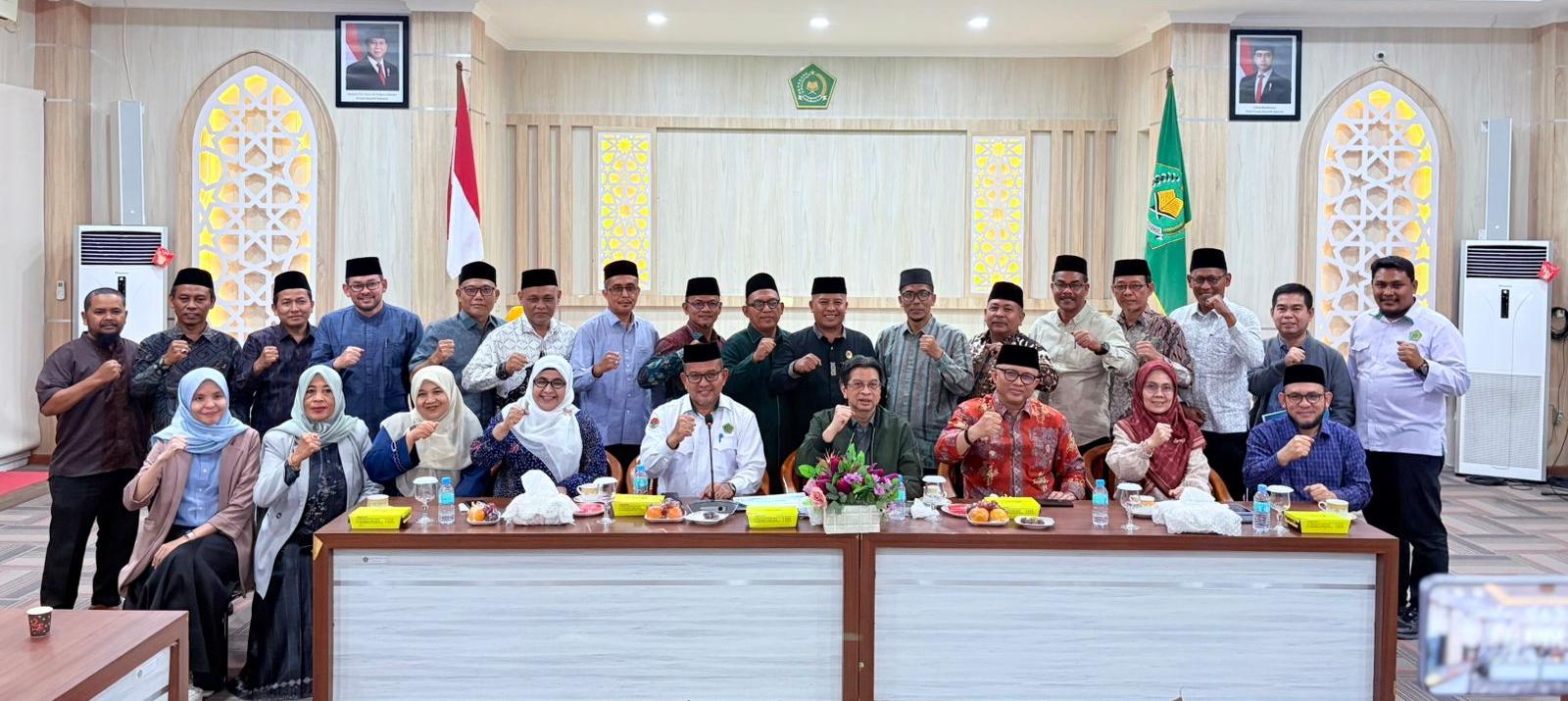 Staf Ahli Menag, Kanwil, Kankemenag Rakor Rehab dan Rekon Pascabencana Aceh