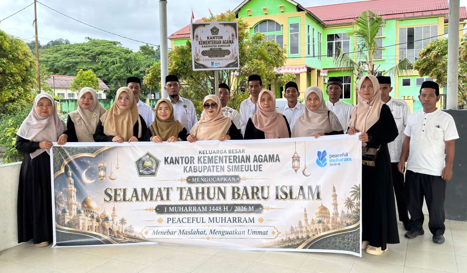 Kemenag Simeulue Turut Semarakkan Pawai Muharram 1448 H, Gaungkan Semangat Syiar Islam