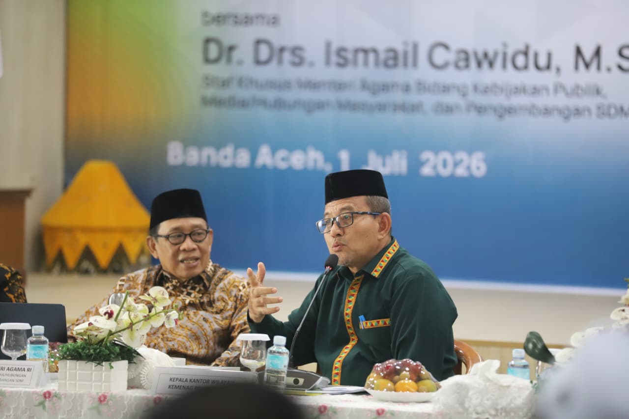 Kakanwil Kemenag Aceh Dorong Humas Jadi Garda Terdepan Bangun Kepercayaan Publik