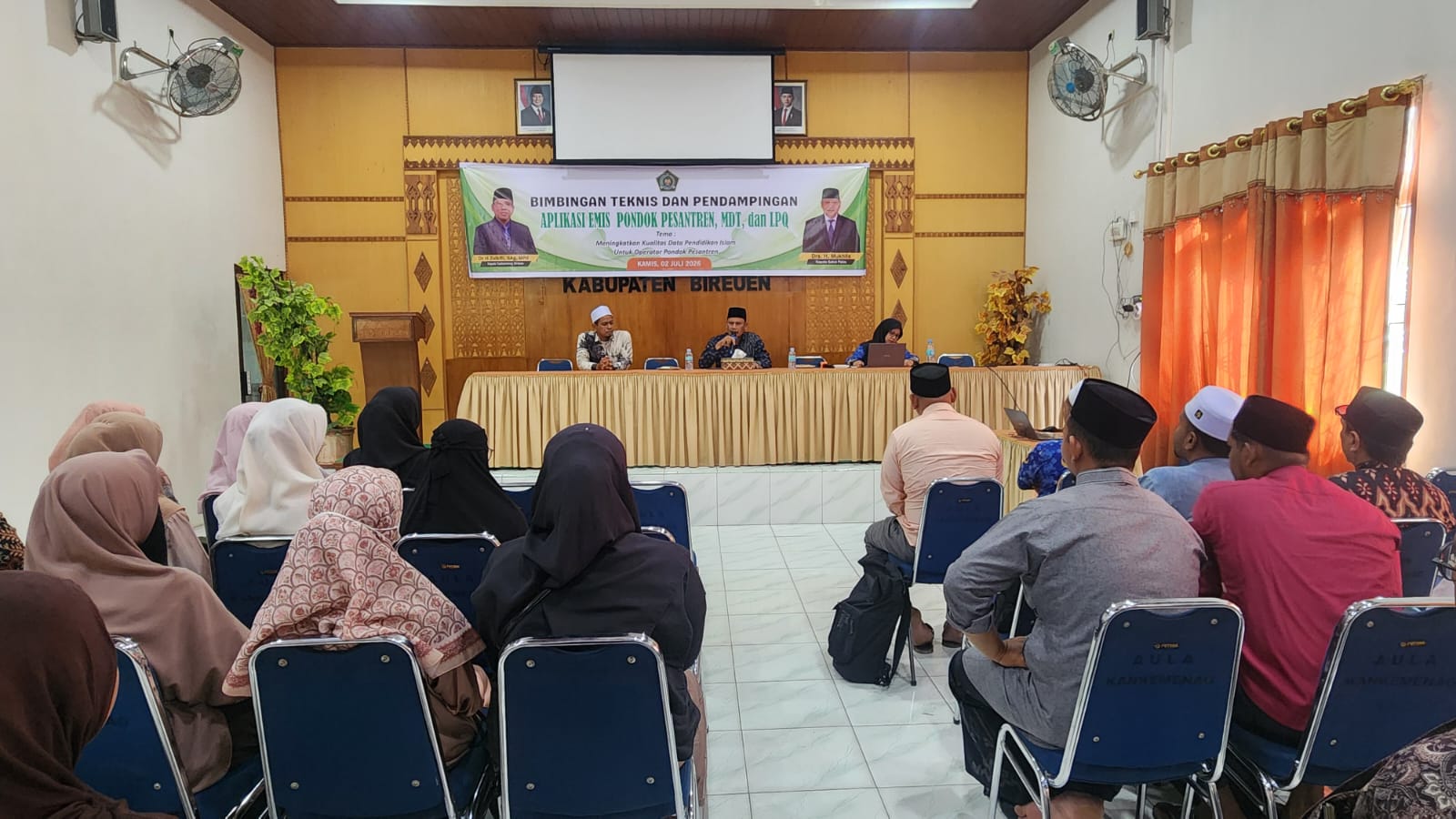 Kemenag Bireuen Perkuat Validitas Data Ponpes, MDT, dan LPQ melalui EMIS