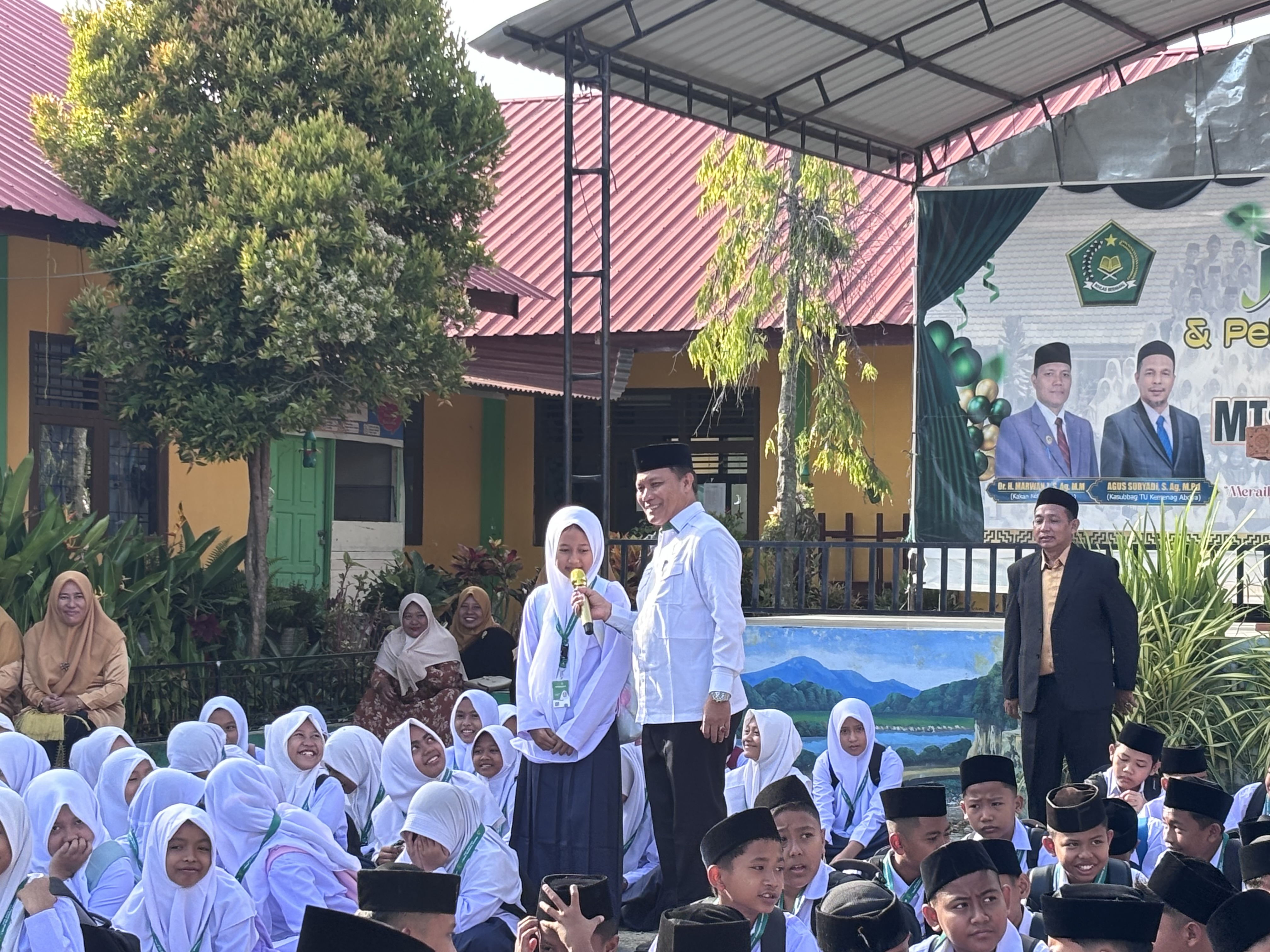 Kemenag Abdya Turut Semarakkan GAMAS, Kawal Pelaksanaan MATAMUDA di Seluruh Madrasah