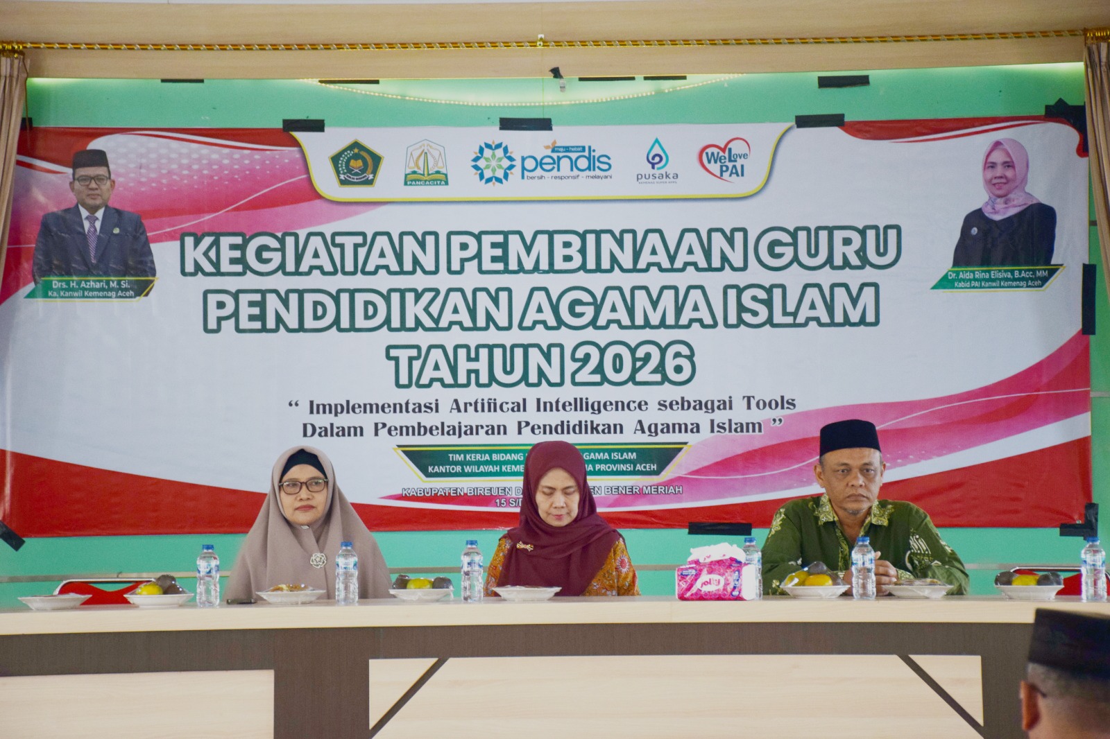 Kanwil Kemenag Aceh Bekali Guru PAI Manfaatkan AI, Kemenag Bener Meriah Luncurkan SAGUSAKU