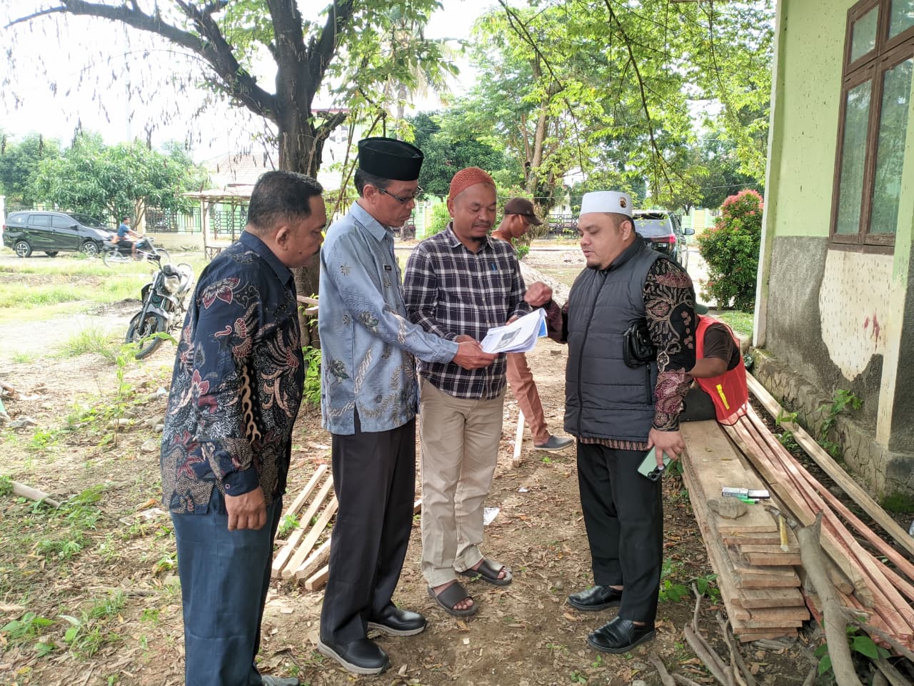 Kemenag Aceh Tenggara Monitoring Pembangunan KUA Kecamatan Semadam