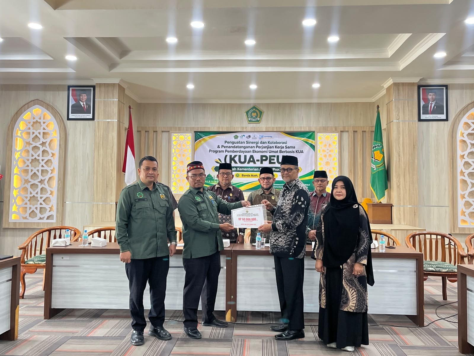 Kemenag Kota Banda Aceh dan Baitul Mal Tandatangani PKS Program Pemberdayaan Ekonomi Umat Berbasis KUA