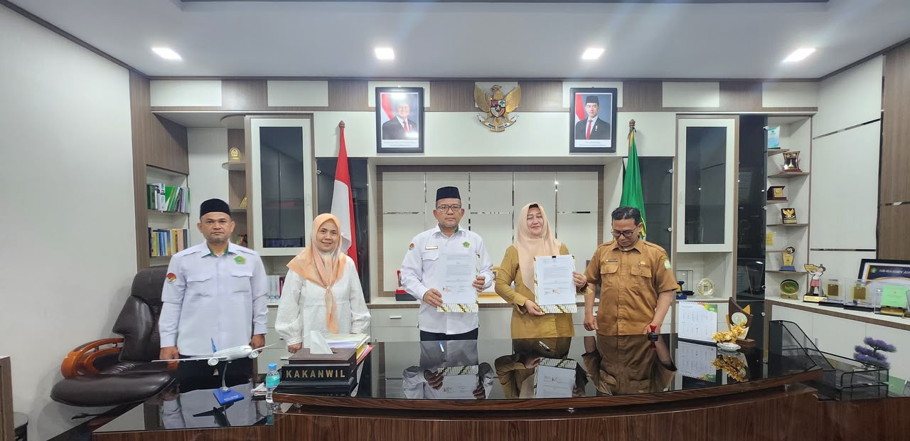 Kanwil Kemenag Aceh dan SMKN 1 Banda Aceh Tandatangani MoU