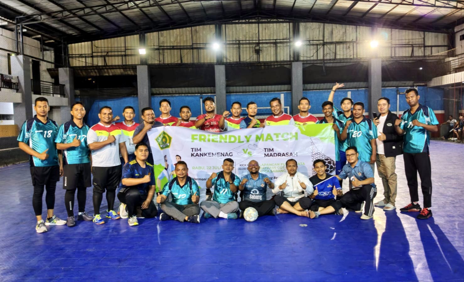 Futsal Persahabatan Jadi Ajang Pererat Ukhuwah Keluarga Besar Kemenag Sabang