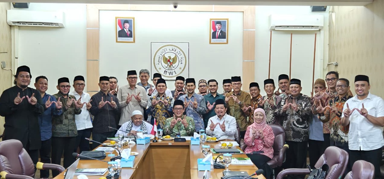Percepatan Sertifikasi dan Pengembalian Tanah Wakaf Blang Padang, Kanwil Kemenag Aceh dan Tim Audiensi dengan BWI