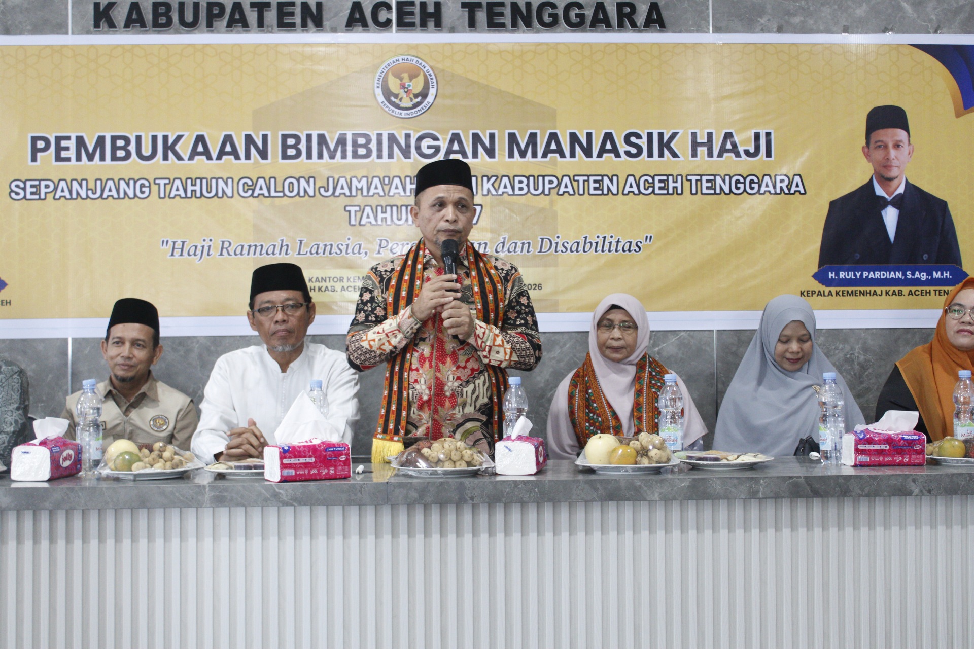 Kemenag Aceh Tenggara Hadiri Pembukaan Bimbingan Manasik Haji Sepanjang Tahun Bagi Calon Jemaah Haji Tahun 2027