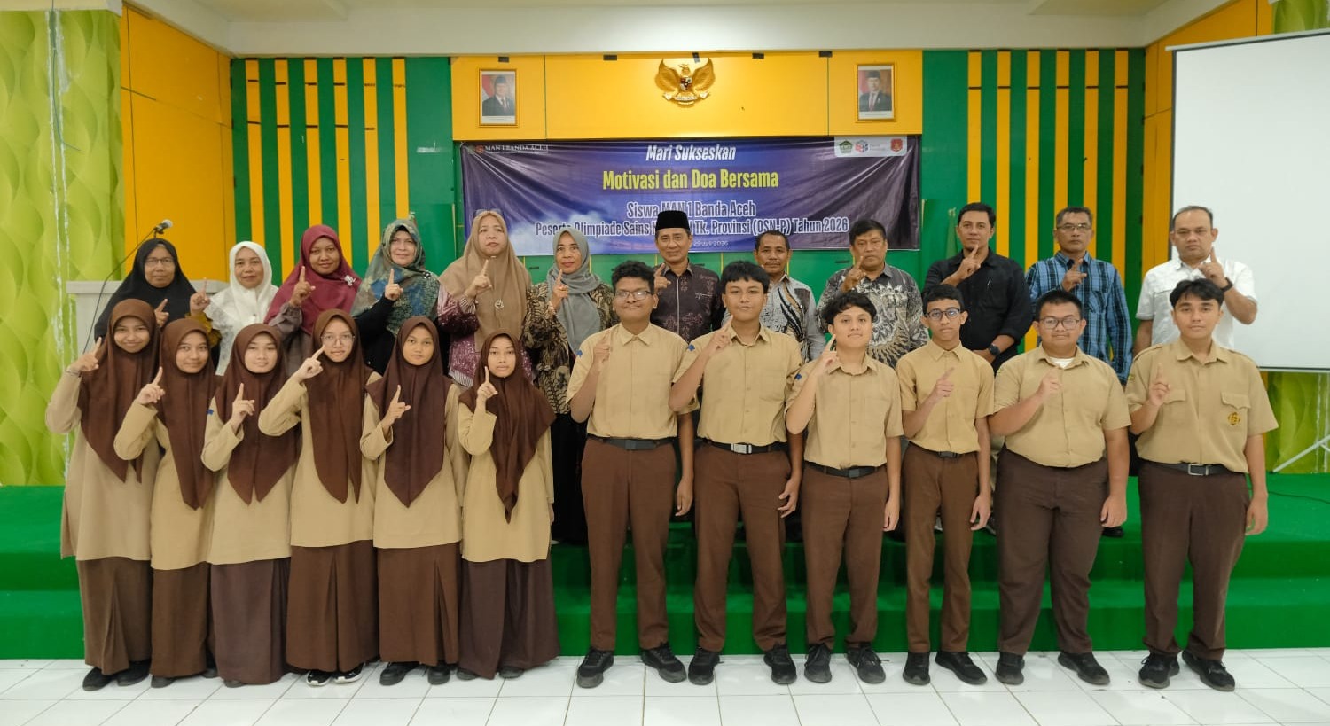 OSN Provinsi Dimulai, Kabid Penmad Motivasi 12 Siswa MAN 1