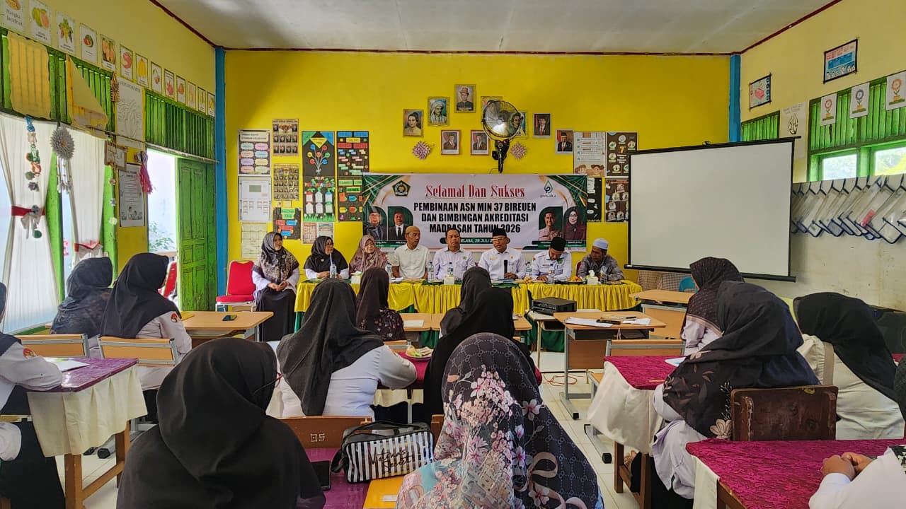 Kakankemenag Bireuen: Kompetensi Guru Menjadi Kunci Kemajuan Madrasah