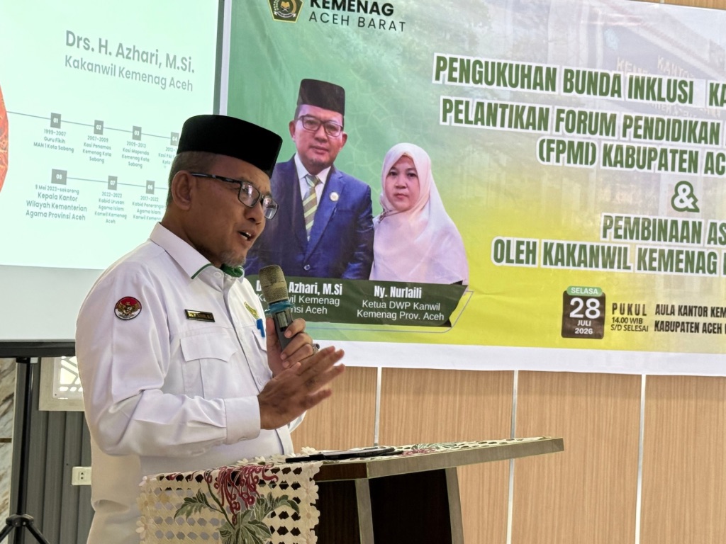 Kakanwil Kemenag Aceh Tekankan Profesionalisme ASN pada Pembinaan di Aceh Barat