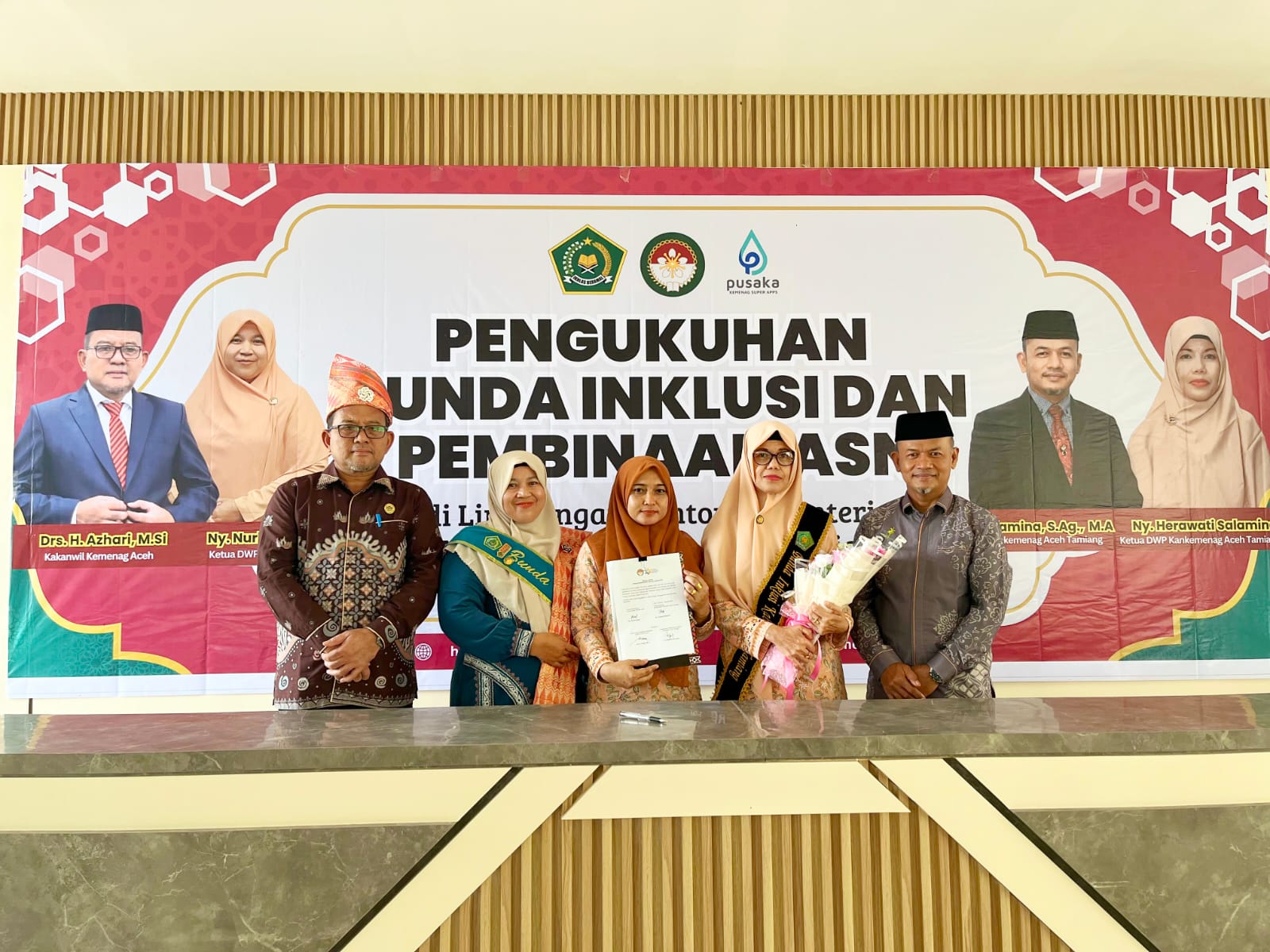 Bunda Inklusi Kankemenag Aceh Tamiang Dikukuhkan, Dorong Pendidikan Inklusif
