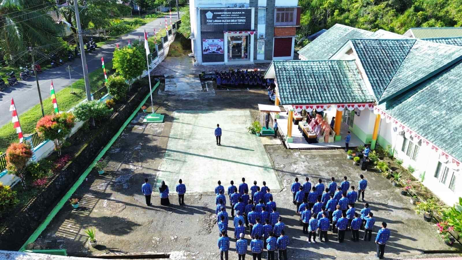 HUT ke-81 RI di Simeulue, Inspektur Upacara Sampaikan Amanat Menteri Agama Soroti Gempa