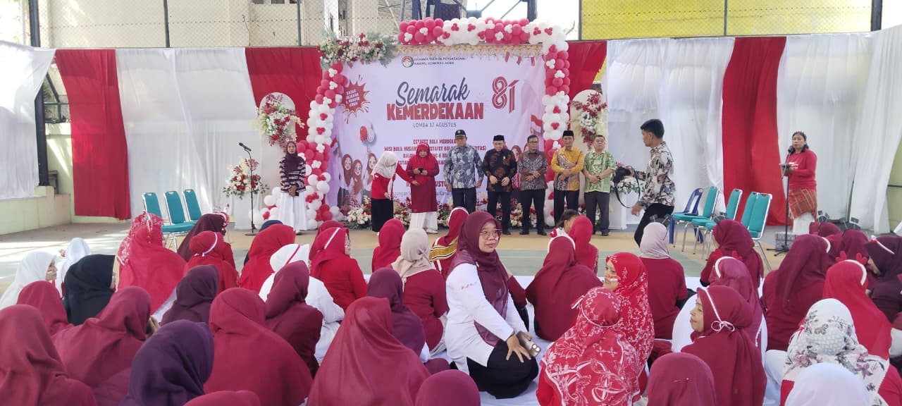 Kakanwil Azhari Buka Aneka Lomba DWP, Ajak Bantu Korban Gempa