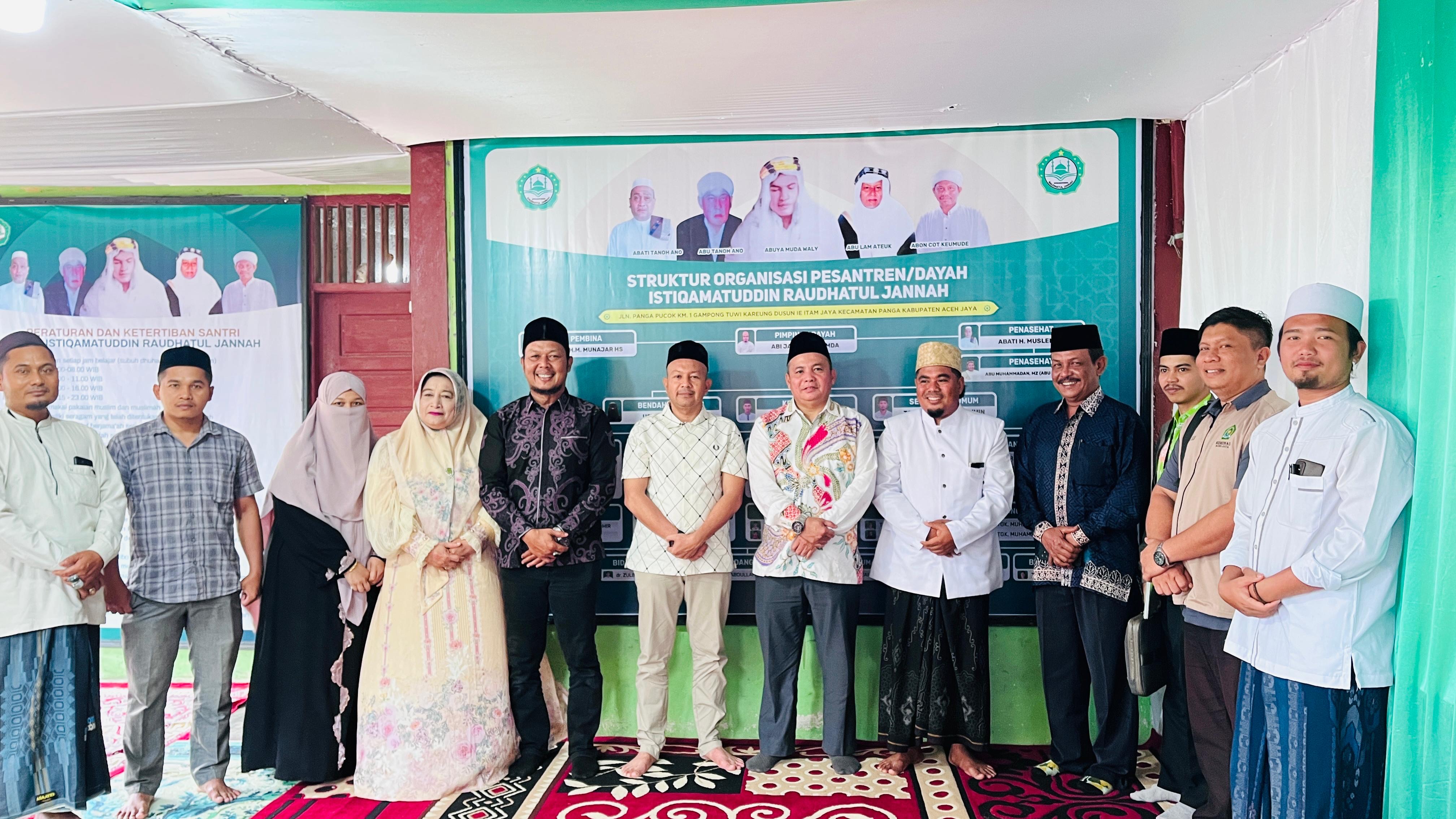 Visitasi Kemenag RI Berlanjut, Empat Dayah di Aceh Jaya Diverifikasi