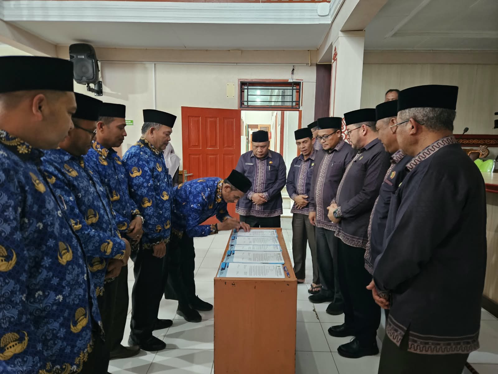 Kemenag Aceh Tengah Rotasi dan Promosi Lima Kepala KUA Kecamatan