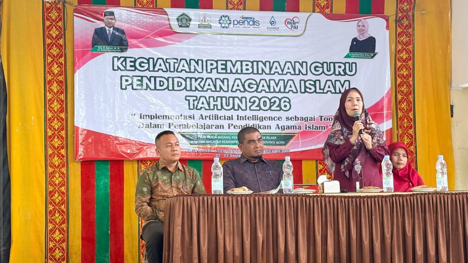 Buka Pembinaan AI bagi Guru, Kabid PAI: Guru Mendidik Sekaligus Membentuk Karakter