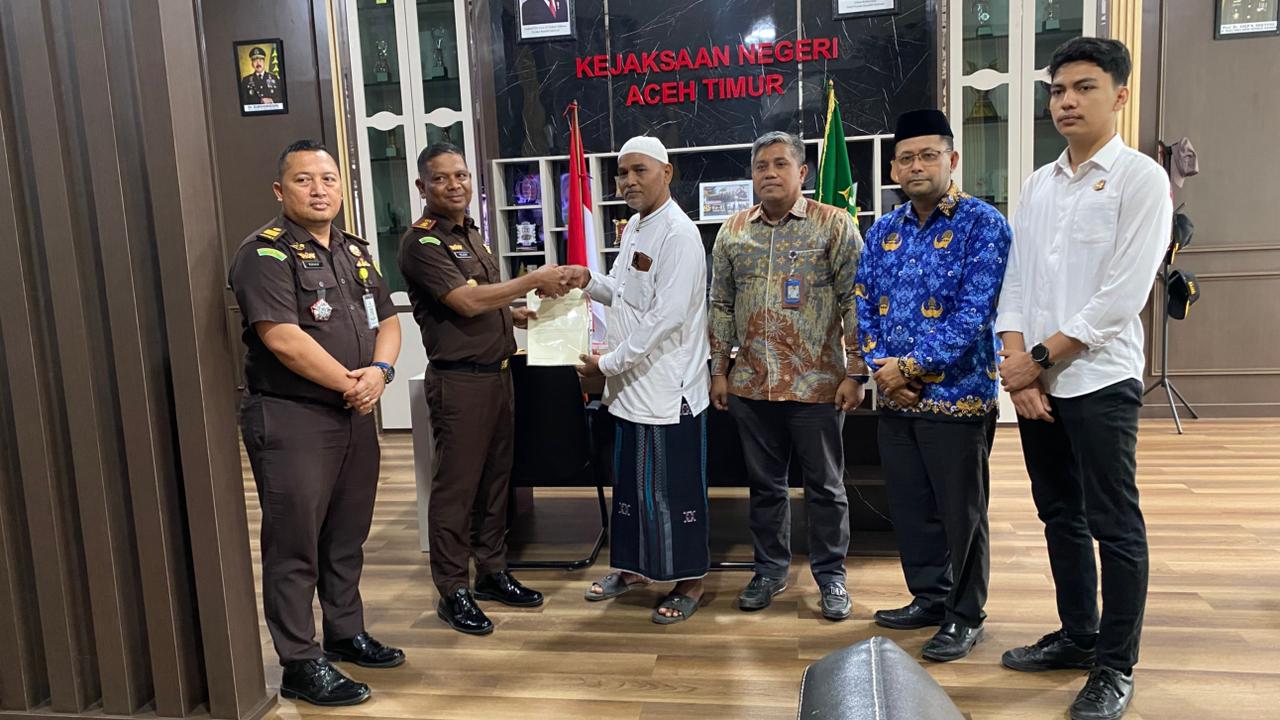 Sinergi Lintas Instansi Percepat Sertifikasi Tanah Wakaf di Aceh Timur
