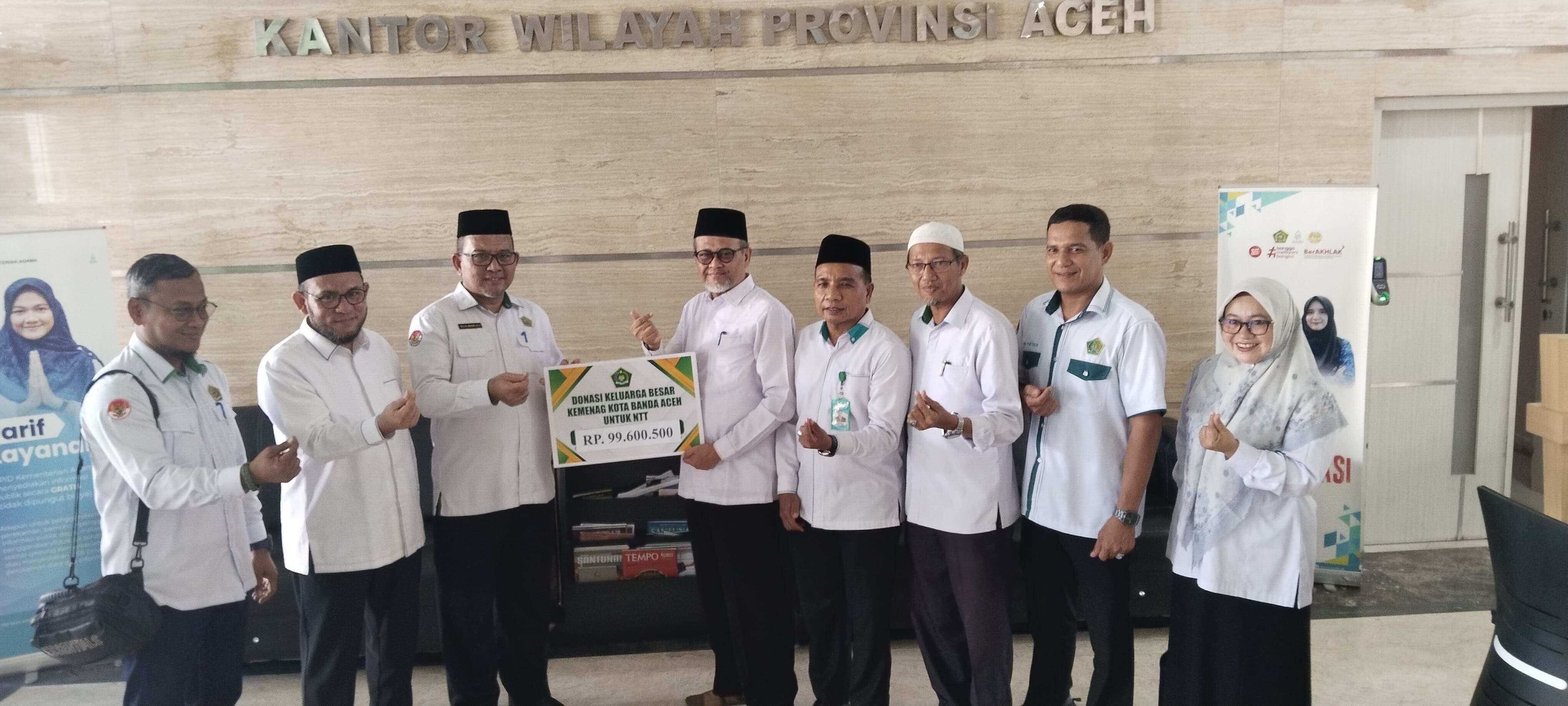 Kemenag Aceh Kirim Donasi NTT, Tahap Kedua Susul