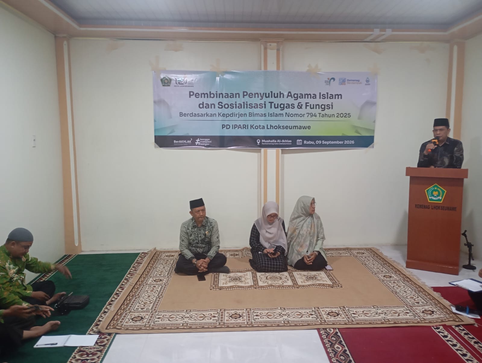 Kankemenag Lhokseumawe Tekankan Profesionalisme Penyuluh Agama Islam