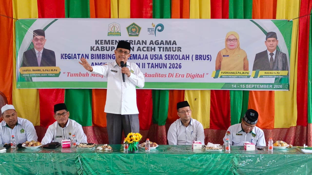 Cegah Pernikahan Dini, Kemenag Aceh Timur Perkuat Edukasi Remaja melalui BRUS