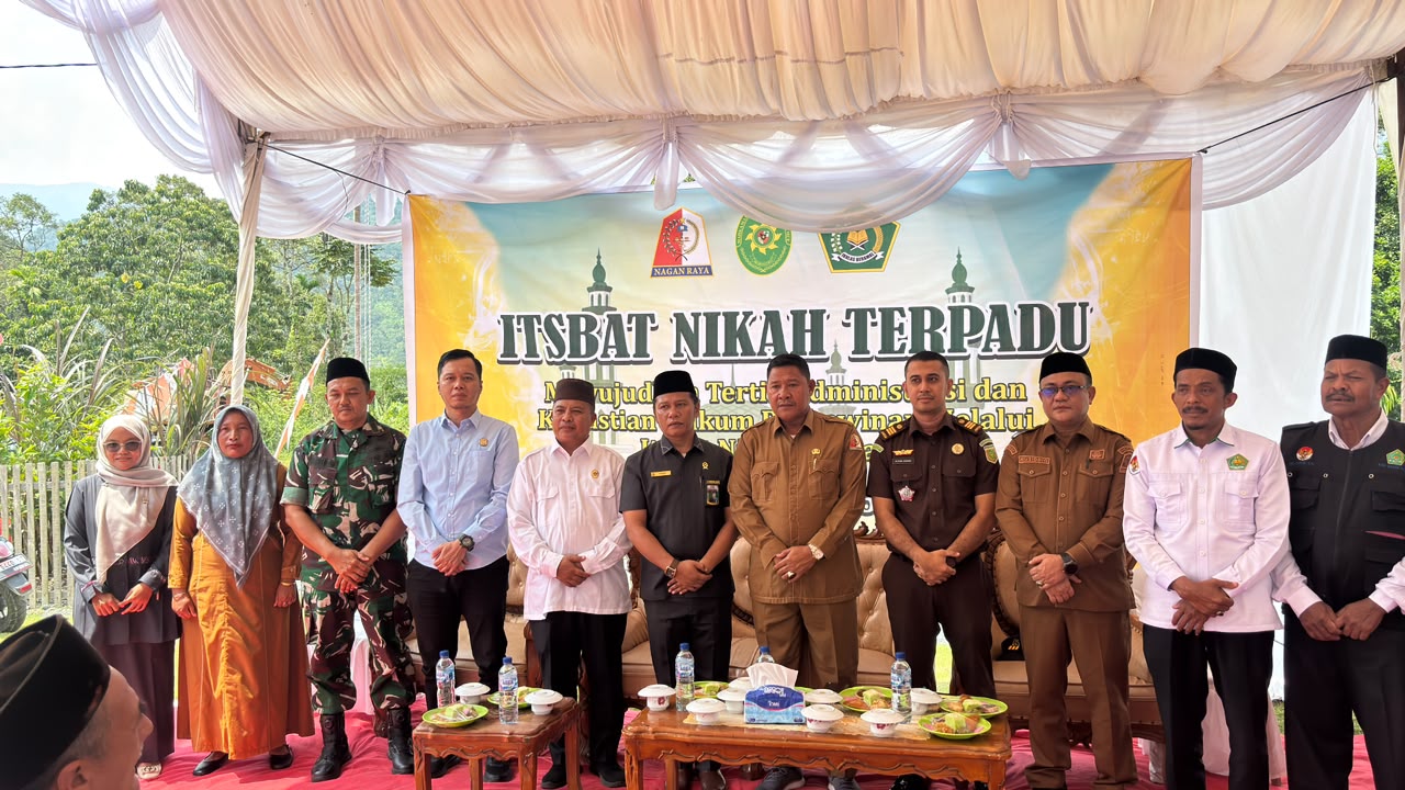 71 Pasangan Ikuti Isbat Nikah, Kemenag Nagan Raya Tekankan Kebutuhan KUA Baru
