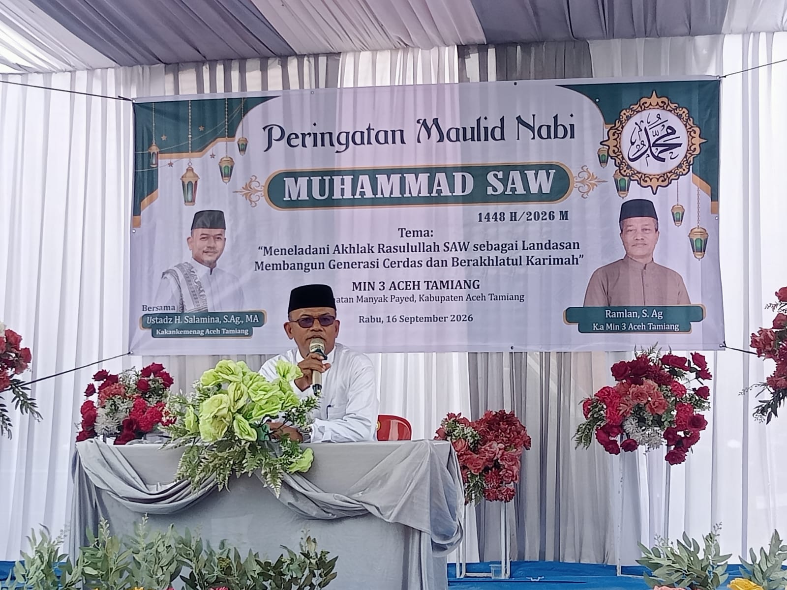 Kakankemenag Aceh Tamiang Ajak Bangun Generasu Cerdas dengan Meneladani Akhlak Rasulullah