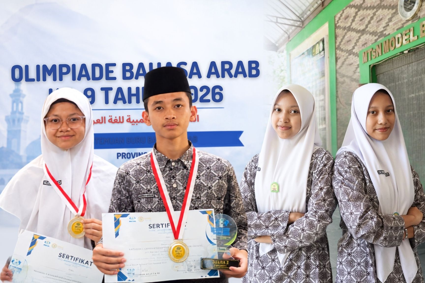 Empat Siswa MTsN 1 Banda Aceh Wakili Aceh di Ajang Nasional