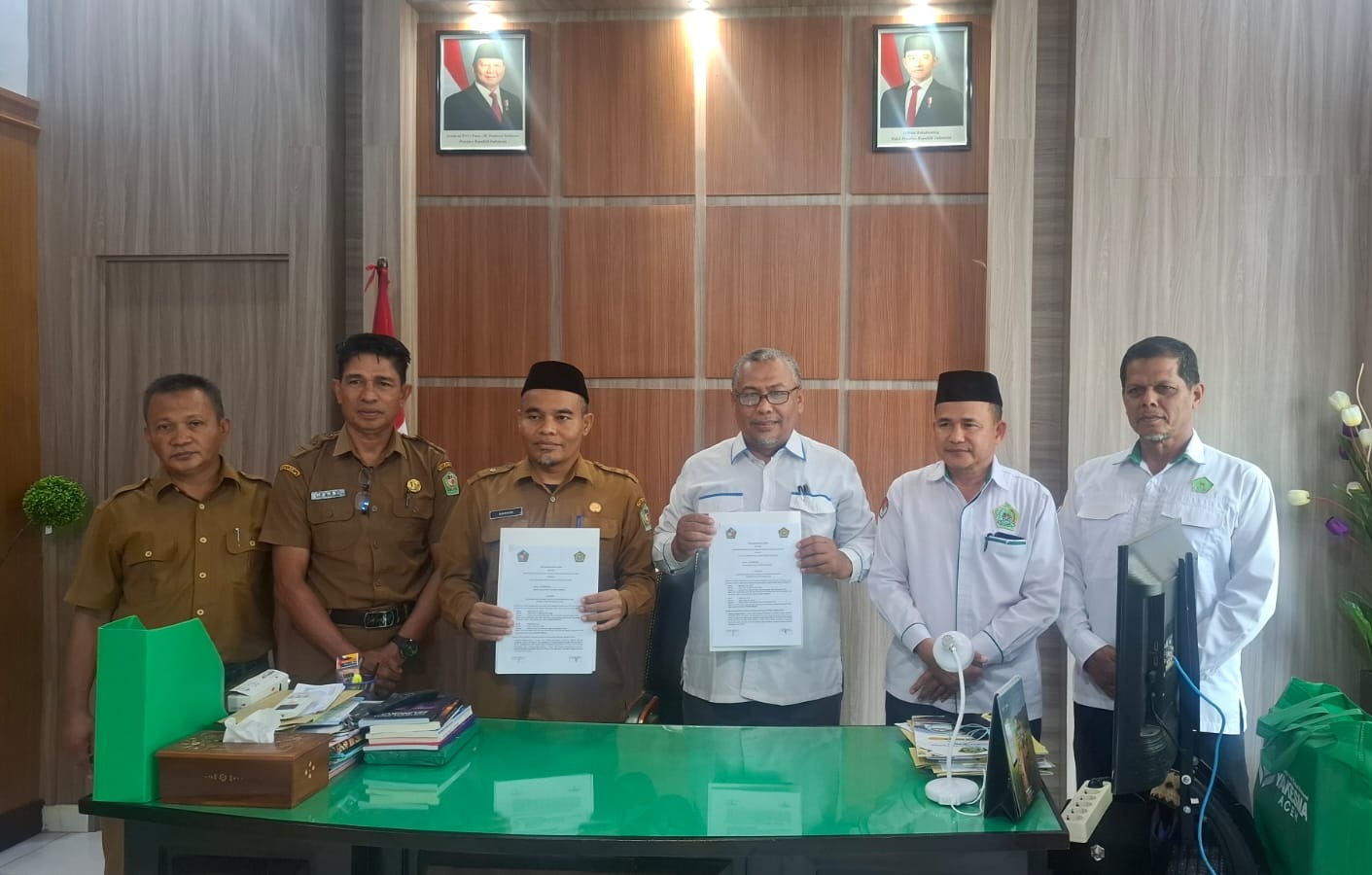 Kemenag Pidie dan Disdukcapil Integrasikan Layanan Pencatatan Pernikahan dan Administrasi Kependudukan